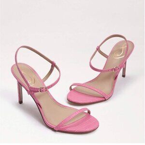 SAM EDELMAN Doran Strappy Heeled Sandal in  Pink Size 8.5